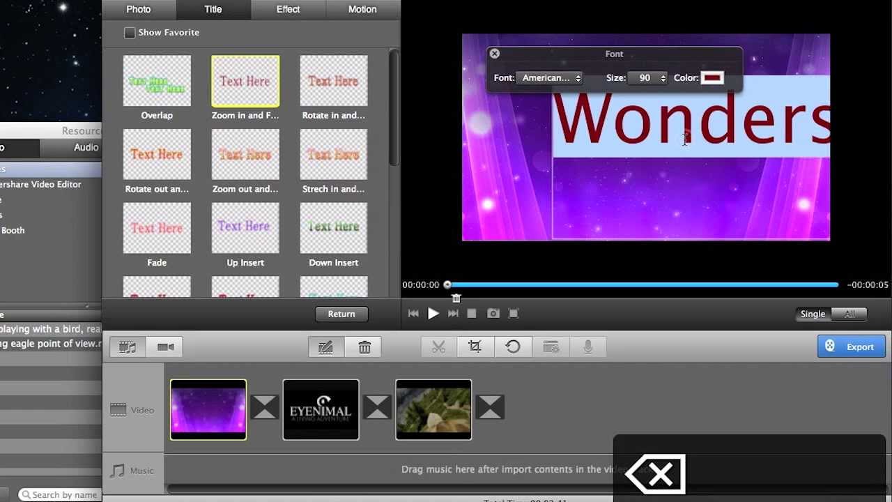 Editing Videos App Mac